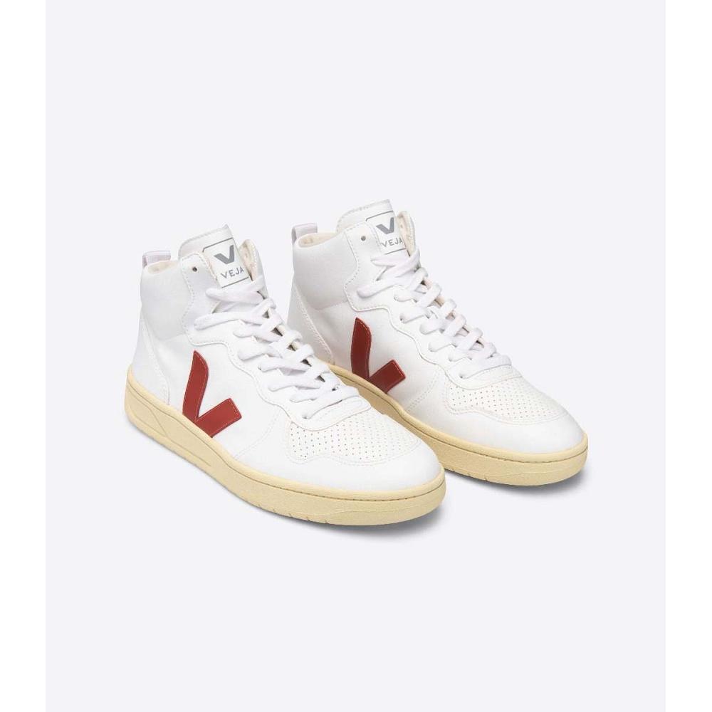 ψηλα γυναικεια Veja V-15 CWL White/Red | GR 371YXF